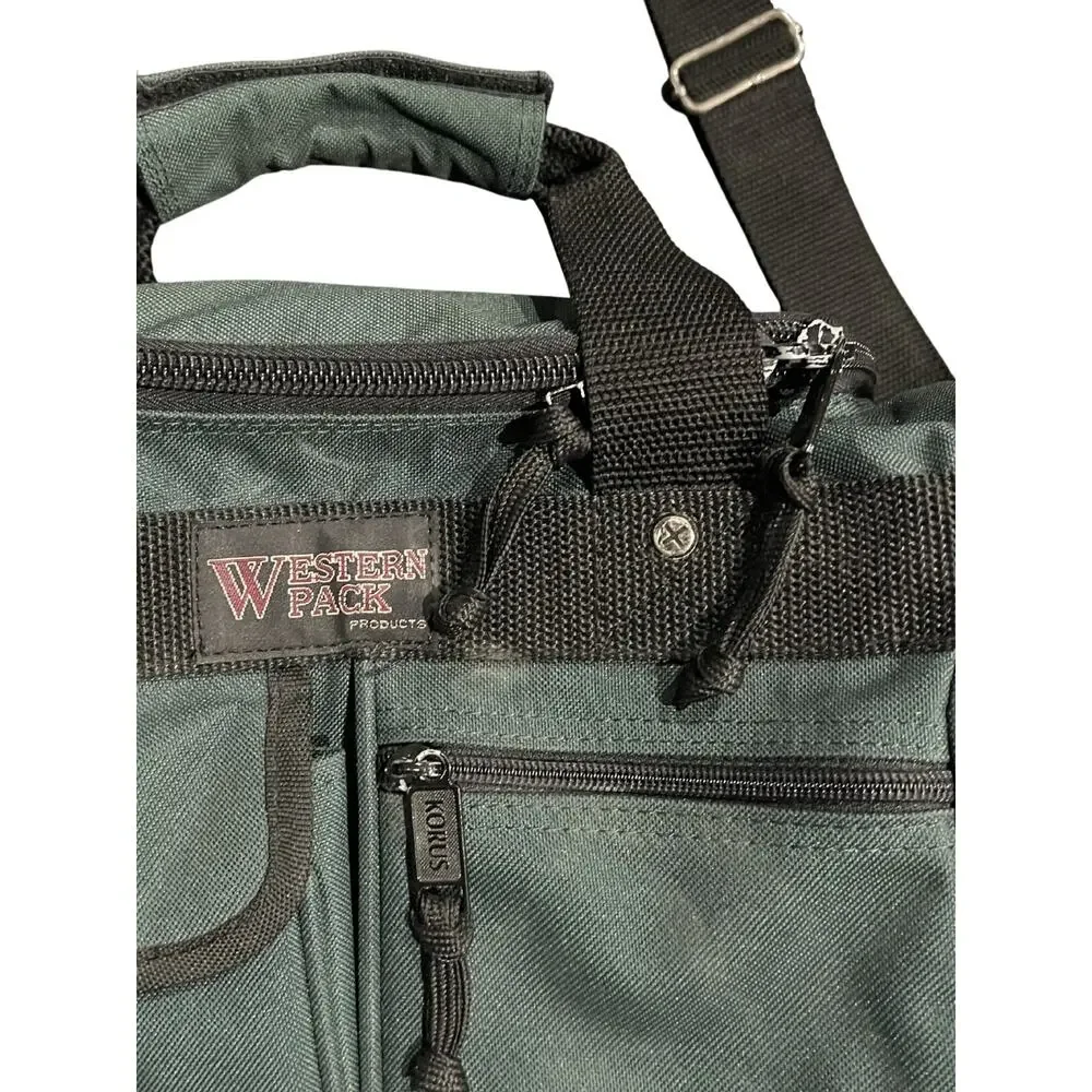 Western Pack Duffle Travel Bag Multiple Compartments Gear Bag Vintage